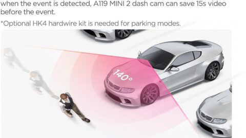 VIOFO A119 Mini 2 dash cam with STARVIS 2 sensor