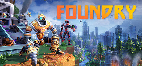 Foundry voxel factory building game