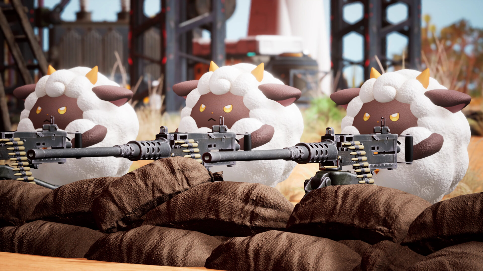 Palworld exploration with Pals