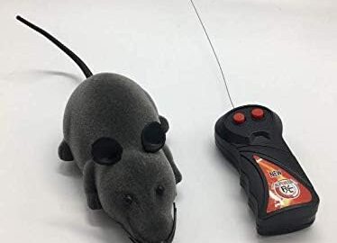 WEFOO Electronic Remote Control Rat simulation mouse toy in gray