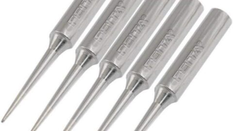 FEITA 900M-T-LI 0.8mm point soldering tips, 5-piece set
