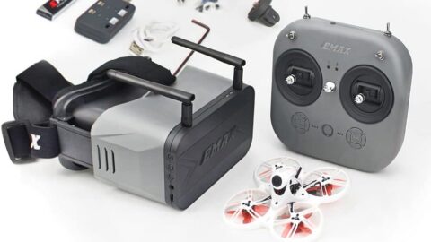 EMAX Tinyhawk 3 RTF kit with E8 controller and Transporter 2 goggles