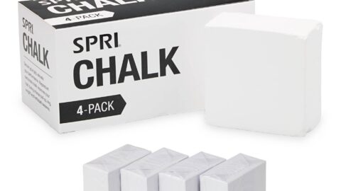 SPRI chalk block 4-pack of 2 oz magnesium carbonate gym chalk