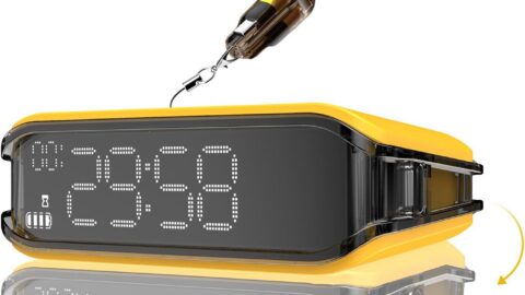 V-Checker Pomodoro Timer Clock, Desk Timer for Productivity