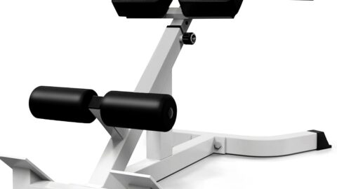 White SUCXDZQ Roman Chair hyperextension bench for a home gym