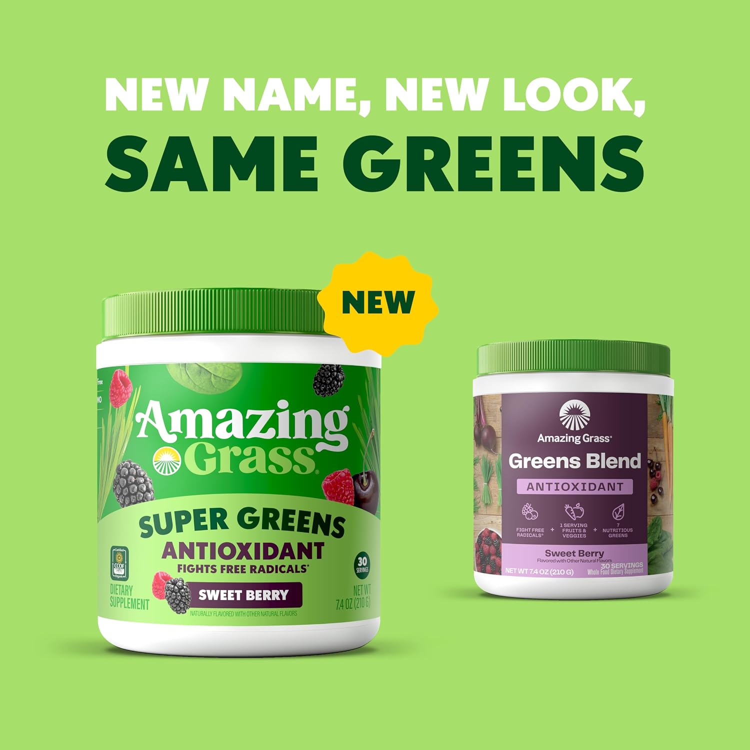 Amazing Grass Greens Blend Antioxidant Sweet Berry