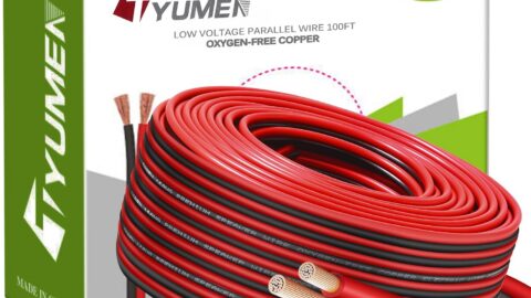 TYUMEN 20 gauge red and black copper wire spool