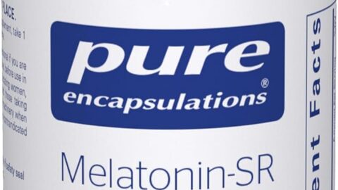 Pure Encapsulations Melatonin-SR extended release melatonin bottle
