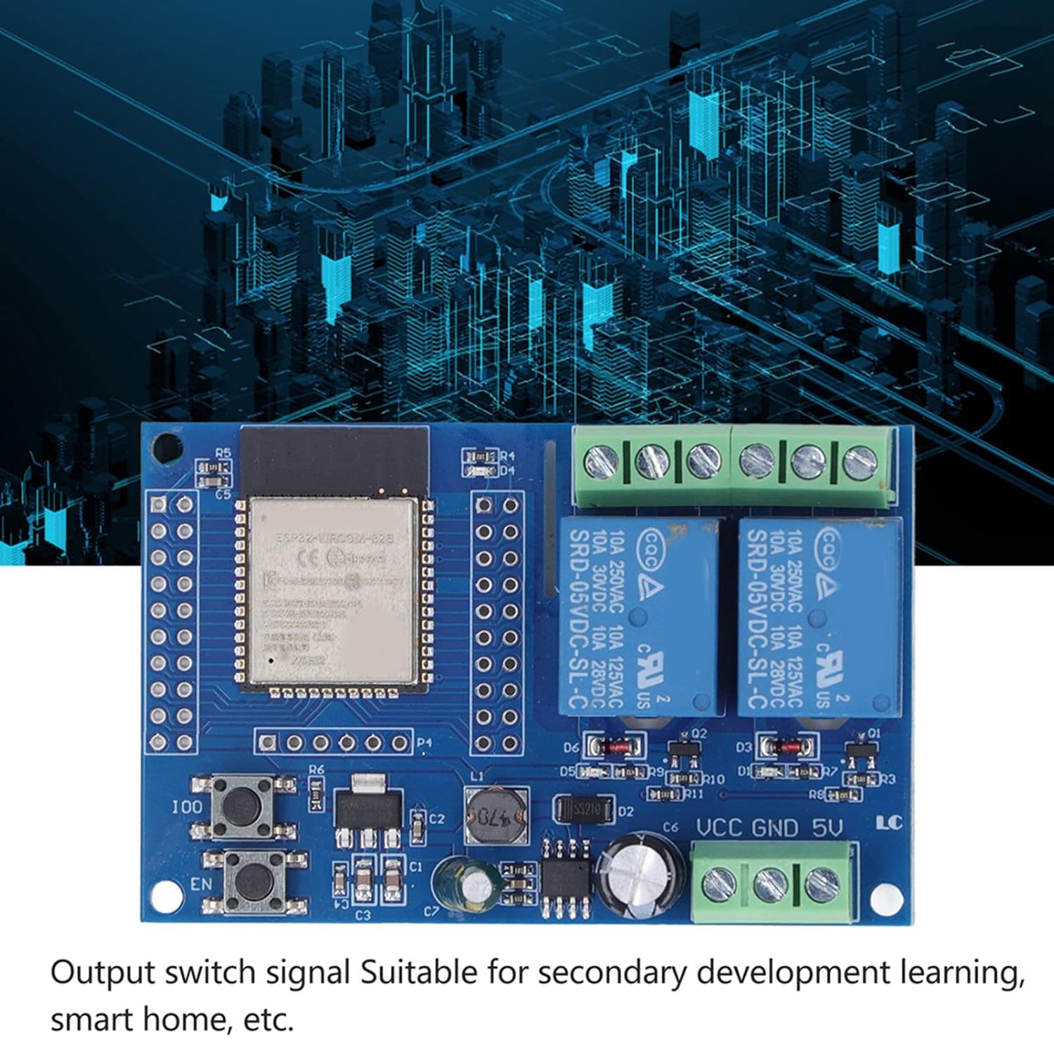 2 Channel 5V Relay Module ESP32 relay board