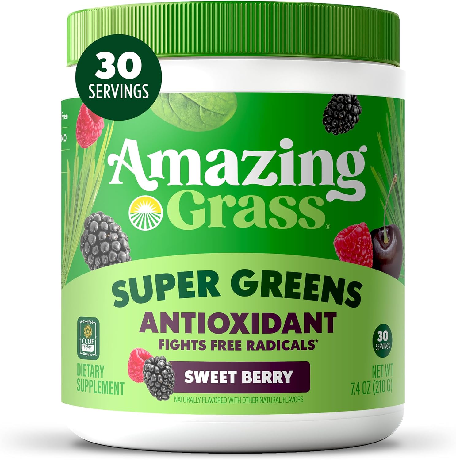 Amazing Grass Greens Blend Antioxidant Sweet Berry super greens powder