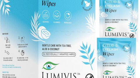 Lumivis Tea Tree Oil Eyelid Wipes