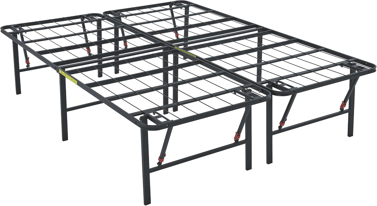 Amazon Basics bed frame review — 18 inch foldable metal platform bed frame