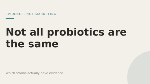 Featured image: Not all probiotics are the same — which probiotic strains have clinical evidence
